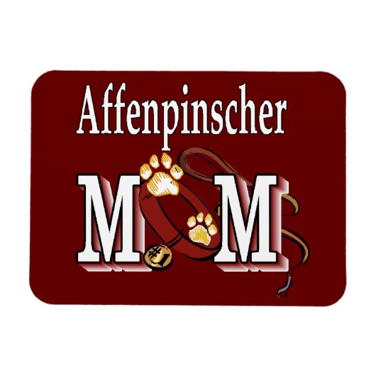 アフェンピンシェルドッグママ マグネット (横)
