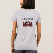 アフェンピンシェルドッグママ Tシャツ (裏面)