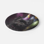 アフェンピンシェルドッグ誕生日バルーン ペーパープレート (アングル)