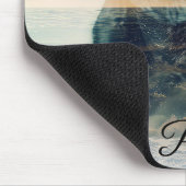 アフェンピンシェルドッグMOM夏ビーチ写真効果 マウスパッド (コーナー)