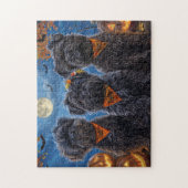 アフェンピンシェルハロウィン不気味ン ジグソーパズル (縦)