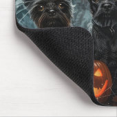 アフェンピンシェルハロウィーンナイトドギーディライト マウスパッド (コーナー)