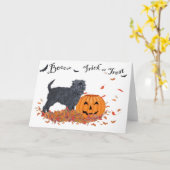 アフェンピンシェルハロウィーン カード (黄色い花)