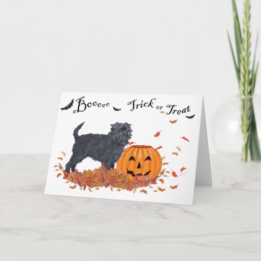 アフェンピンシェルハロウィーン カード (正面)