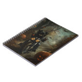 アフェンピンシェルライディングオートバイハロウィンホラー ノートブック (左側)