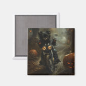 アフェンピンシェルライディングオートバイハロウィンホラー マグネット (正面/裏面)