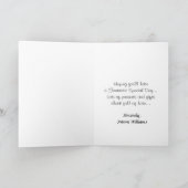 アフェンピンシャーさん、1回目の誕生日おめでとう カード (内部)