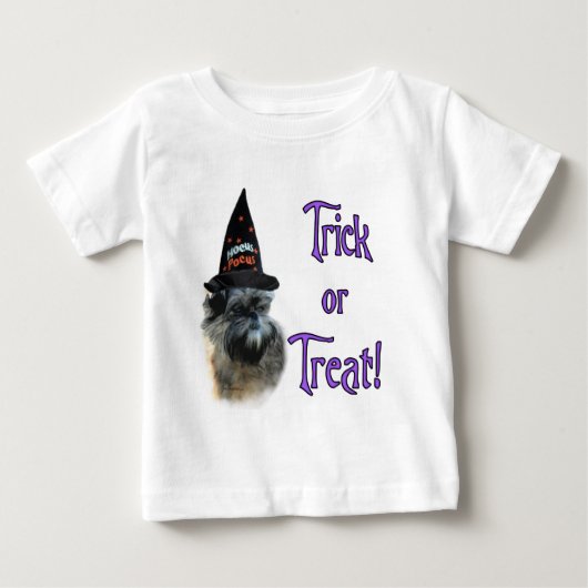 アフェンピンシャーのトリック ベビーTシャツ (正面)