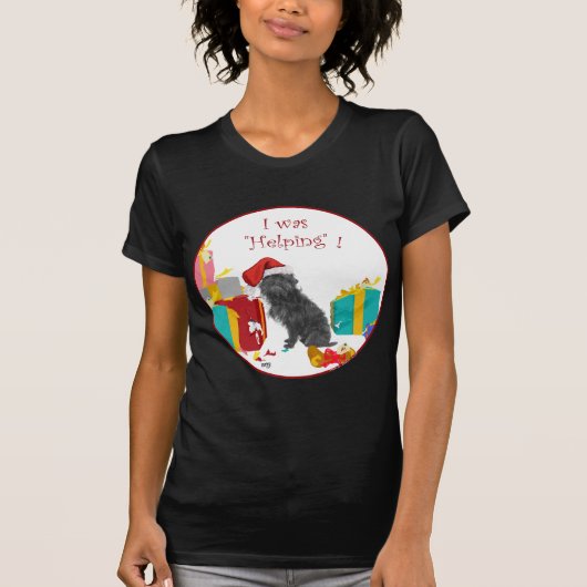 アフェンピンシャークリスマス Tシャツ (正面)