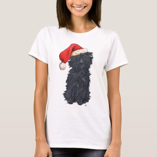 アフェンピンシャークリスマス Tシャツ (正面)
