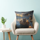 アフェンピンシャーフェスティバルクリスマスボヤージュ クッション (椅子)