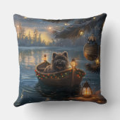 アフェンピンシャーフェスティバルクリスマスボヤージュ クッション (裏面)