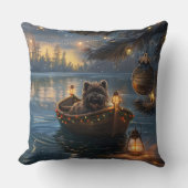 アフェンピンシャーフェスティバルクリスマスボヤージュ クッション (正面)