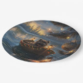 アフェンピンシャーフェスティバルクリスマスボヤージュ ペーパープレート (アングル)