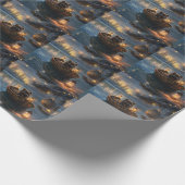 アフェンピンシャーフェスティバルクリスマスボヤージュ ラッピングペーパー (角)