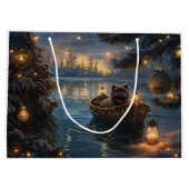 アフェンピンシャーフェスティバルクリスマスボヤージュ ラージペーパーバッグ (裏面)