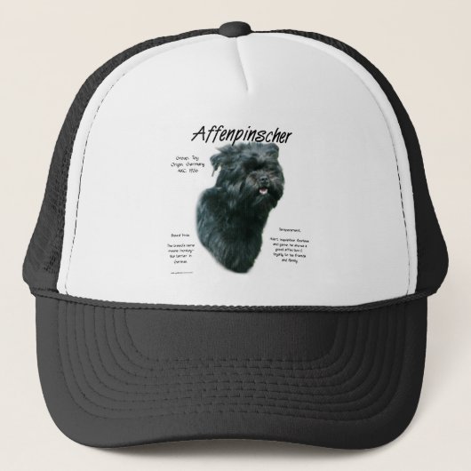 アフェンピンシャー履歴デザイン キャップ (正面)