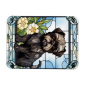 アフェンピンシャー犬マグネット マグネット (横)