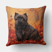 アフェンピンシャー紅葉秋インスパイア クッション (裏面)