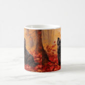 アフェンピンシャー紅葉秋インスパイア コーヒーマグカップ (中央)