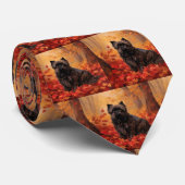 アフェンピンシャー紅葉秋インスパイア ネクタイ (ロール)
