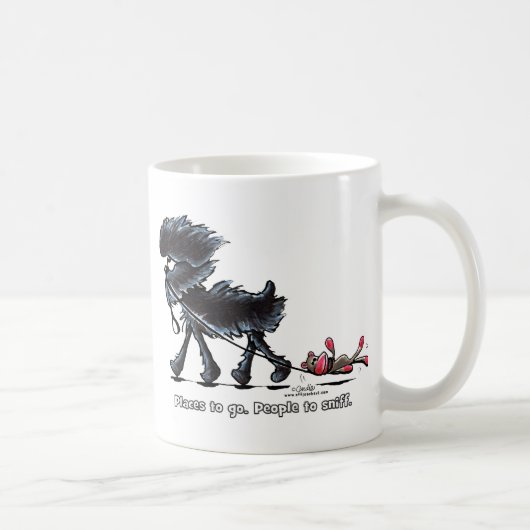 アフェンピンシャー行く場所 コーヒーマグカップ (右)