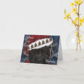 アフェンピンシャー カード (黄色い花)