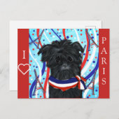 アフェンピンシャー シーズンポストカード (正面/裏面)