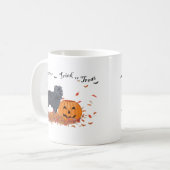 アフェンピンシャー ハロウィン コーヒーマグカップ (正面左)