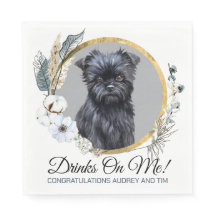 アフェンピンシャー 結婚式 ナプキン ペットの写真