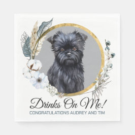 アフェンピンシャー 結婚式 ナプキン ペットの写真 スタンダードランチョンナプキン