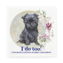 アフェンピンシャー 結婚式 ナプキン ペットの写真