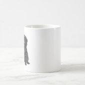 アフェンピンシャー(A) – 黒 コーヒーマグカップ (中央)