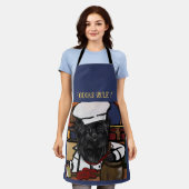 アフェンピンスシェフ エプロン (着用した状態)