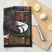 アフェンピンスシェフ キッチンタオル (四つ折り)