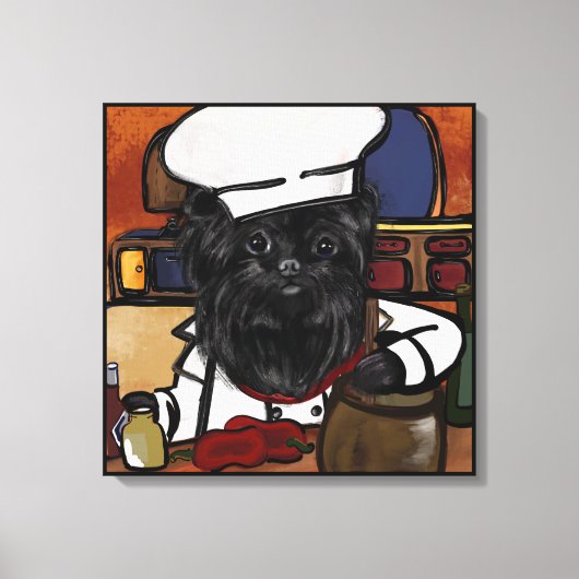 アフェンピンスシェフ キャンバスプリント (正面)