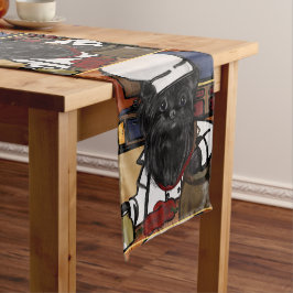 アフェンピンスシェフ ショートテーブルランナー