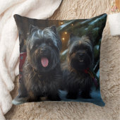 アフェンピンスワイスリー乗りクリスマスデコール クッション (ブランケット)