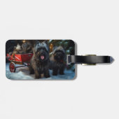 アフェンピンスワイスリー乗りクリスマスデコール ラゲッジタグ (裏面横)