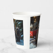 アフェンピンスワイスリー乗りクリスマスデコール 紙コップ (右)