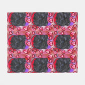 アフェンピンス フリースブランケット (正面(横))