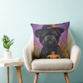 アフェンピ不気味ンシェルハロウィーン魔女とカボチャ クッション (椅子)