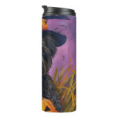 アフェンピ不気味ンシェルハロウィーン魔女とカボチャ タンブラー (回転右)