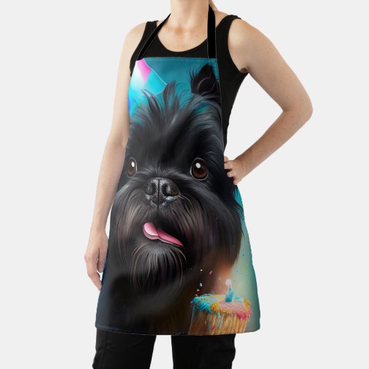 アフェンピ祝ンシャーの誕生日バルーンケーキ エプロン (インサイチュ)