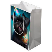 アフェンピ祝ンシャーの誕生日バルーンケーキ ミディアムペーパーバッグ (裏面アングル)