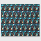 アフェンピ祝ンシャーの誕生日バルーンケーキ ラッピングペーパー (フラット)