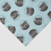 アフェンピ絵を描ンシャー黒銀犬アート 薄葉紙 (詳細)