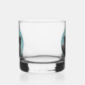 アフェンピ絵画ンシャーの – かわいいオリジナルドッグアート ウイスキーグラス (左)