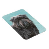 アフェンピ絵画ンシャーの – かわいいオリジナルドッグアート マグネット (右側)