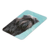 アフェンピ絵画ンシャーの – かわいいオリジナルドッグアート マグネット (左側)